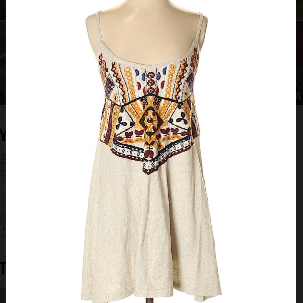 Zara Dress - Tribal/ boho embroidery